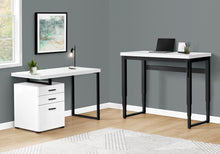 Load image into Gallery viewer, 47&quot; Adjustable Height White Home Office Desk
