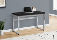 Load image into Gallery viewer, 47&quot; Adjustable Height Black and Grey Home Office Desk
