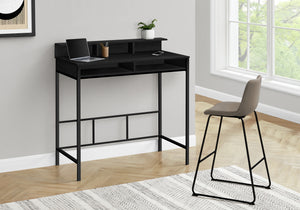 Standing Height 47" Black Computer Workstation