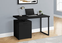 Load image into Gallery viewer, Black 47&quot; Floating Desktop Workstation with Storage
