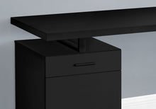 Load image into Gallery viewer, Black 47&quot; Floating Desktop Workstation with Storage
