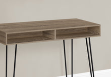 Load image into Gallery viewer, Dark Taupe 40&quot; Mid-Century Modern Computer Workstation with Storage
