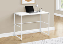 Load image into Gallery viewer, White Industrial 40&quot; Metal Computer Workstation
