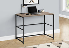 Load image into Gallery viewer, Dark Taupe Industrial 40&quot; Metal Computer Workstation
