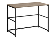 Load image into Gallery viewer, Dark Taupe Industrial 40&quot; Metal Computer Workstation
