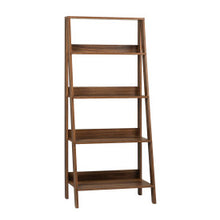Load image into Gallery viewer, 55&quot; Ladder Bookcase in Dark Walnut
