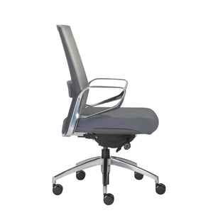 Classic Rolling Gray Mesh Office Chair