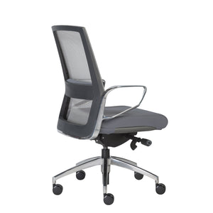 Classic Rolling Gray Mesh Office Chair