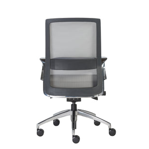 Classic Rolling Gray Mesh Office Chair