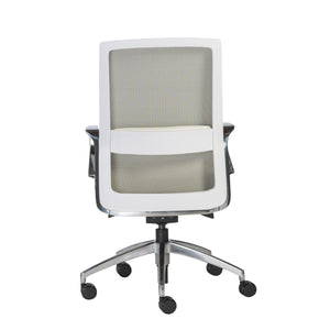 Classic Rolling White Mesh Office Chair