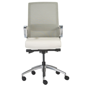 Classic Rolling White Mesh Office Chair