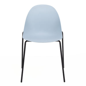 Stackable Guest or Conference Chair in Blue Finish (Set of 4)