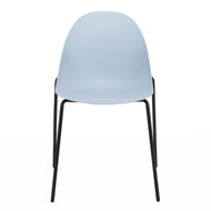 Stackable Guest or Conference Chair in Blue Finish (Set of 4)