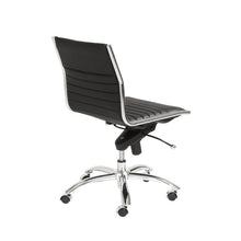 Load image into Gallery viewer, Classic Armless Black Swivel Office Chair
