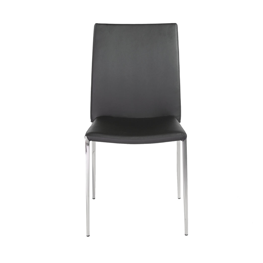 Classic Stackable Black Guest or Conference Chair (Set of 4)