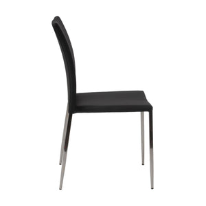 Classic Stackable Black Guest or Conference Chair (Set of 4)