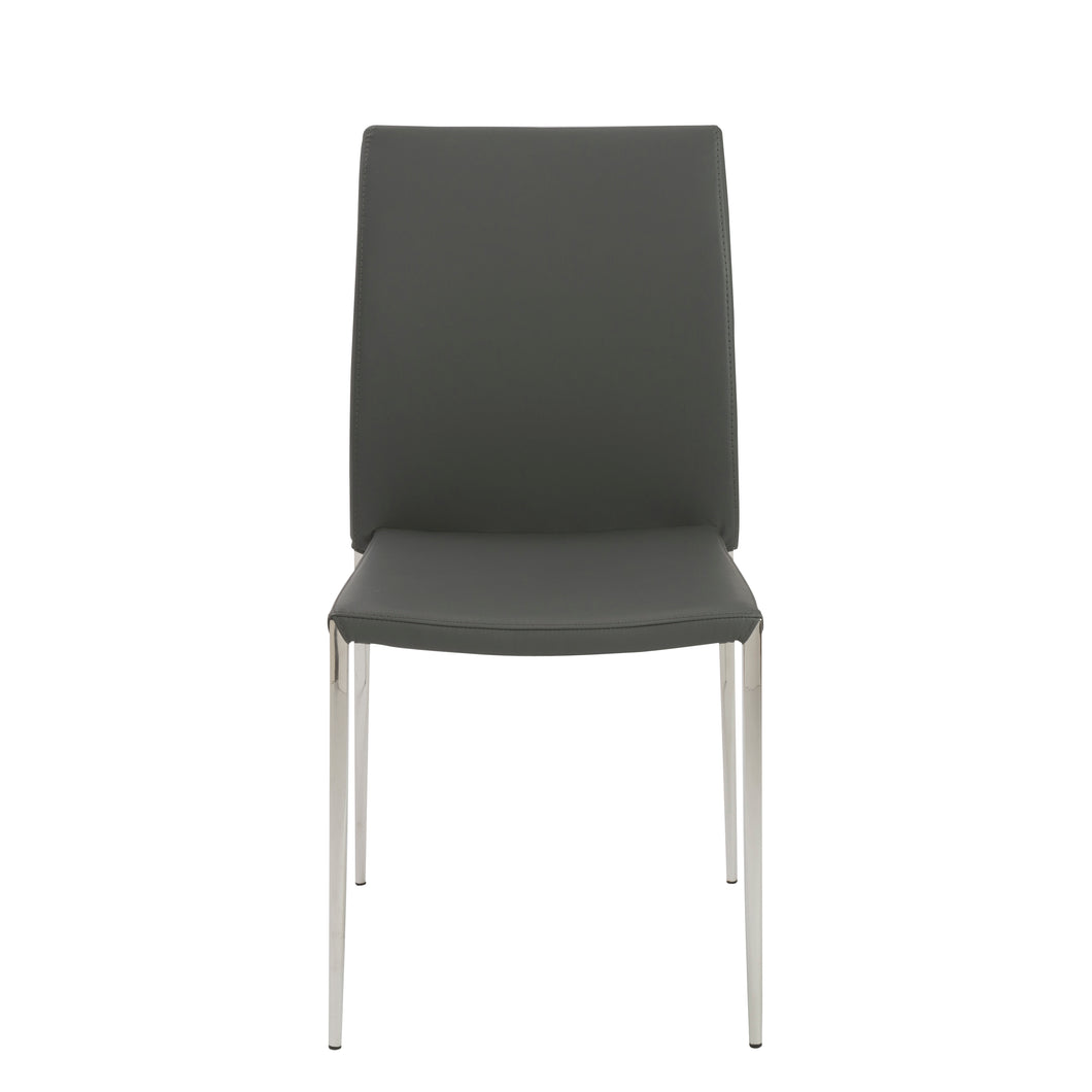 Classic Stackable Gray Guest or Conference Chair (Set of 4)