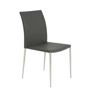 Classic Stackable Gray Guest or Conference Chair (Set of 4)