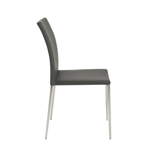 Classic Stackable Gray Guest or Conference Chair (Set of 4)