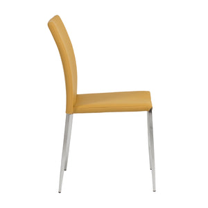 Classic Stackable Saffron Guest or Conference Chair (Set of 4)