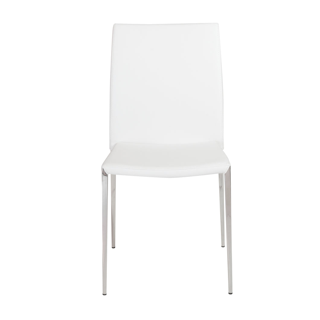 Classic Stackable White Guest or Conference Chair (Set of 4)