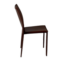 Load image into Gallery viewer, Stylish Guest or Conference Chairs of Brown Regenerated Leather (Set of 4)
