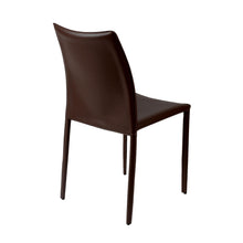 Load image into Gallery viewer, Stylish Guest or Conference Chairs of Brown Regenerated Leather (Set of 4)
