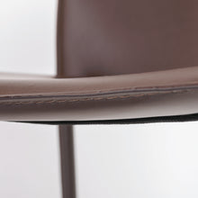 Load image into Gallery viewer, Stylish Guest or Conference Chairs of Brown Regenerated Leather (Set of 4)
