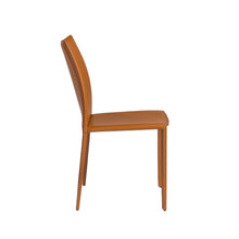 Load image into Gallery viewer, Stylish Guest or Conference Chairs of Cognac Regenerated Leather (Set of 4)
