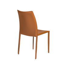 Load image into Gallery viewer, Stylish Guest or Conference Chairs of Cognac Regenerated Leather (Set of 4)
