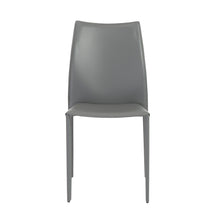 Load image into Gallery viewer, Stylish Guest or Conference Chairs of Gray Regenerated Leather (Set of 4)
