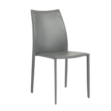Load image into Gallery viewer, Stylish Guest or Conference Chairs of Gray Regenerated Leather (Set of 4)
