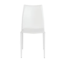 Load image into Gallery viewer, Stylish Guest or Conference Chairs of White Regenerated Leather (Set of 4)
