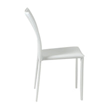 Load image into Gallery viewer, Stylish Guest or Conference Chairs of White Regenerated Leather (Set of 4)
