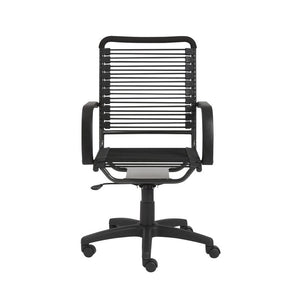 Comfortable Rolling Office Chair w/ Black Bungee Back