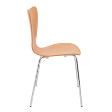 Load image into Gallery viewer, Stylish Conference or Guest Chair with Natural Wood Finish (Set of 4)
