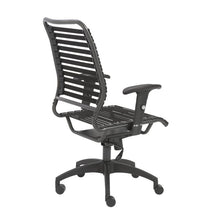 Load image into Gallery viewer, Black Bungee Banded High Back Office Chair in Modern Style

