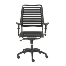 Load image into Gallery viewer, Black Bungee Banded High Back Office Chair in Modern Style

