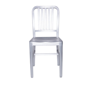 Striking Matte Aluminum Guest or Conference Chair