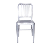 Striking Matte Aluminum Guest or Conference Chair