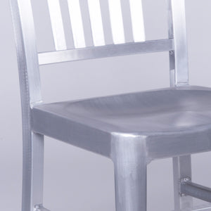 Striking Matte Aluminum Guest or Conference Chair