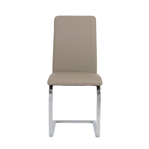 Great Taupe Guest or Conference Chair (Set of 2)