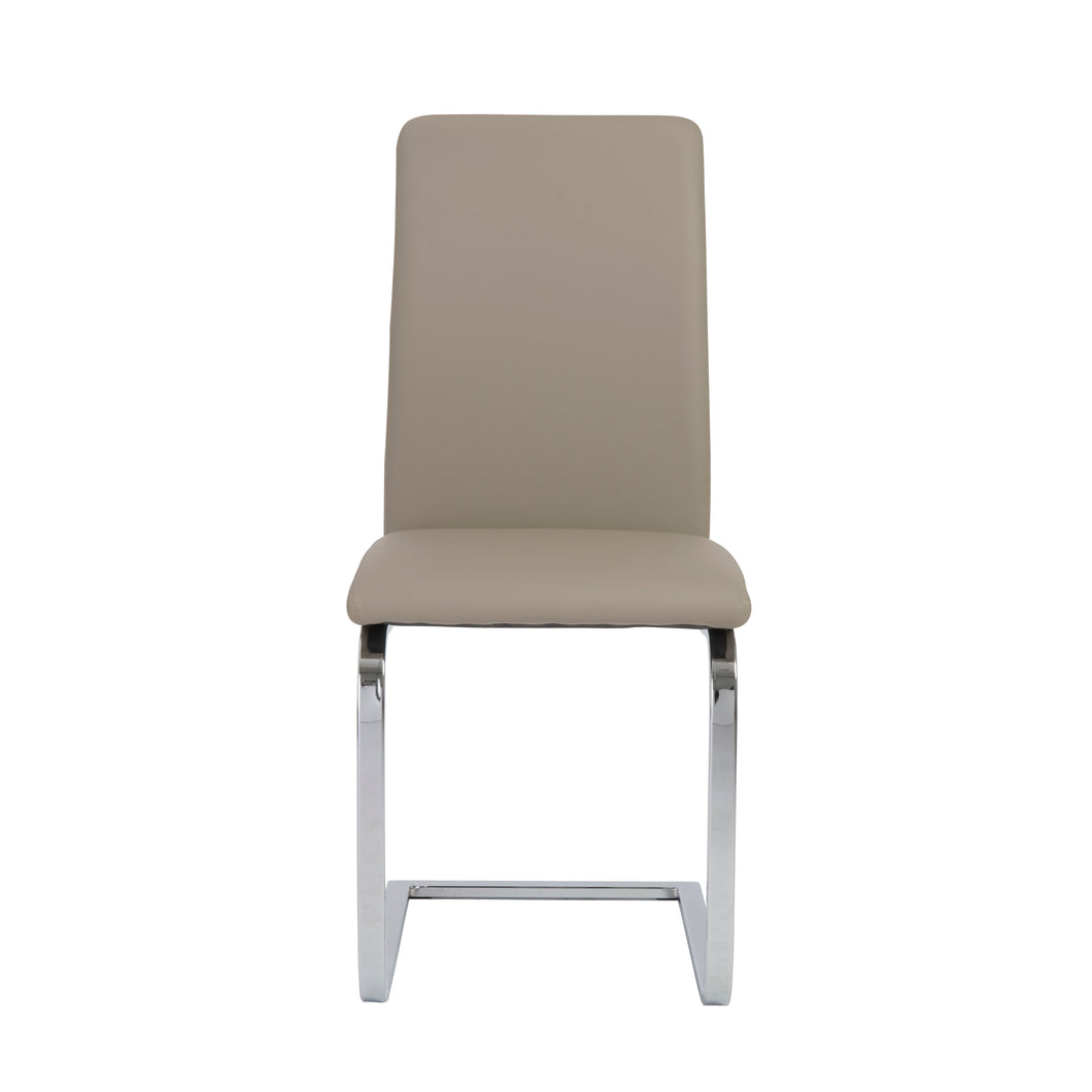 Great Taupe Guest or Conference Chair (Set of 2)