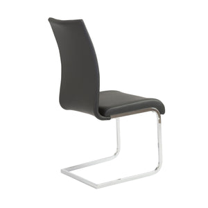 Black Leatherette Guest or Conference Chair w/ Extra Height (Set of 4)