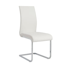 Load image into Gallery viewer, White Leatherette Guest or Conference Chair w/ Extra Height (Set of 4)
