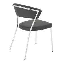 Load image into Gallery viewer, Curved-Back Black Leatherette Guest or Conference Chair (Set of 4)
