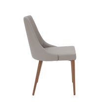 Load image into Gallery viewer, Taupe Leather Guest Chairs with Diamond Pattern (Set of 2)
