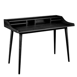 47" Petite Writing Desk in Matte Black