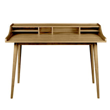 Load image into Gallery viewer, 47&quot; Petite Writing Desk in Oak
