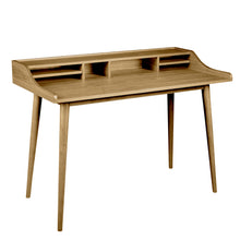 Load image into Gallery viewer, 47&quot; Petite Writing Desk in Oak
